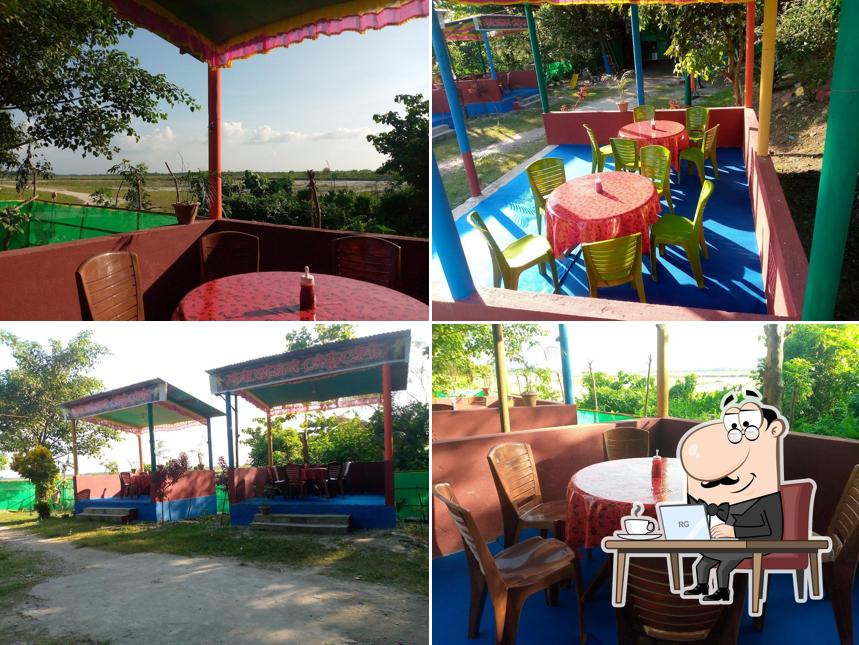 The interior of Bonbhojon Resturant