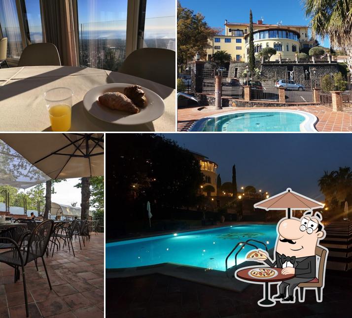 Goditi la vista dagli esterni di Airone Wellness Hotel