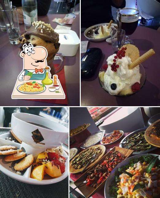 Banana split al Aspesi cafe