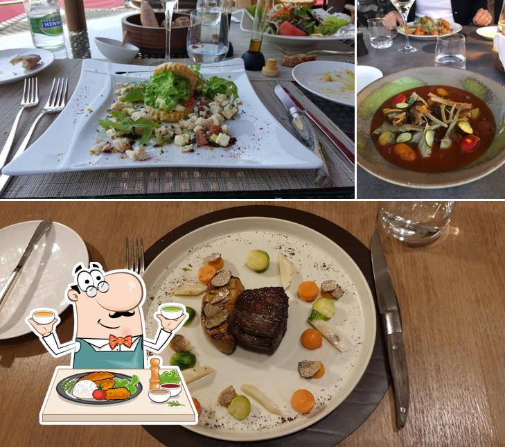 La immagine di cibo e bevanda da La Table du Palafitte