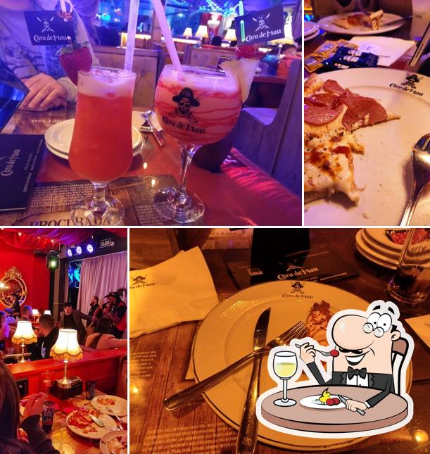 Platos en Pizzaria Cara de Mau