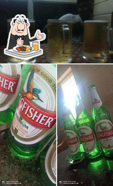 The restaurant's food and beer