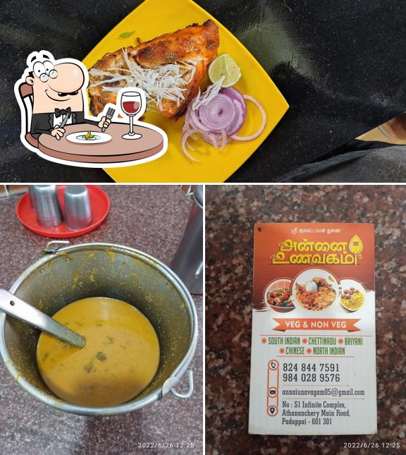 Food at Annai unavagam veg &Non veg