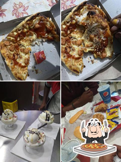 Pick pizza at SFC Restaurant