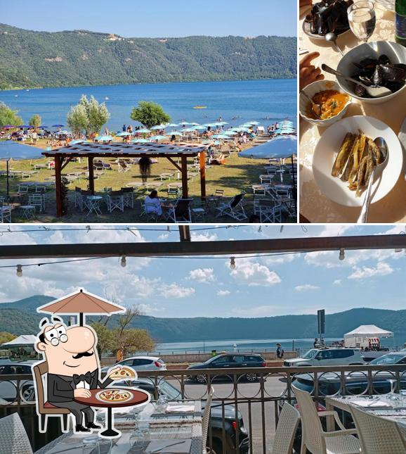 L'area esterna è una caratteristica importante di Ristorante La Perla