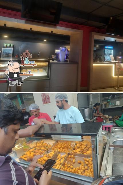 The interior of Andhra food company