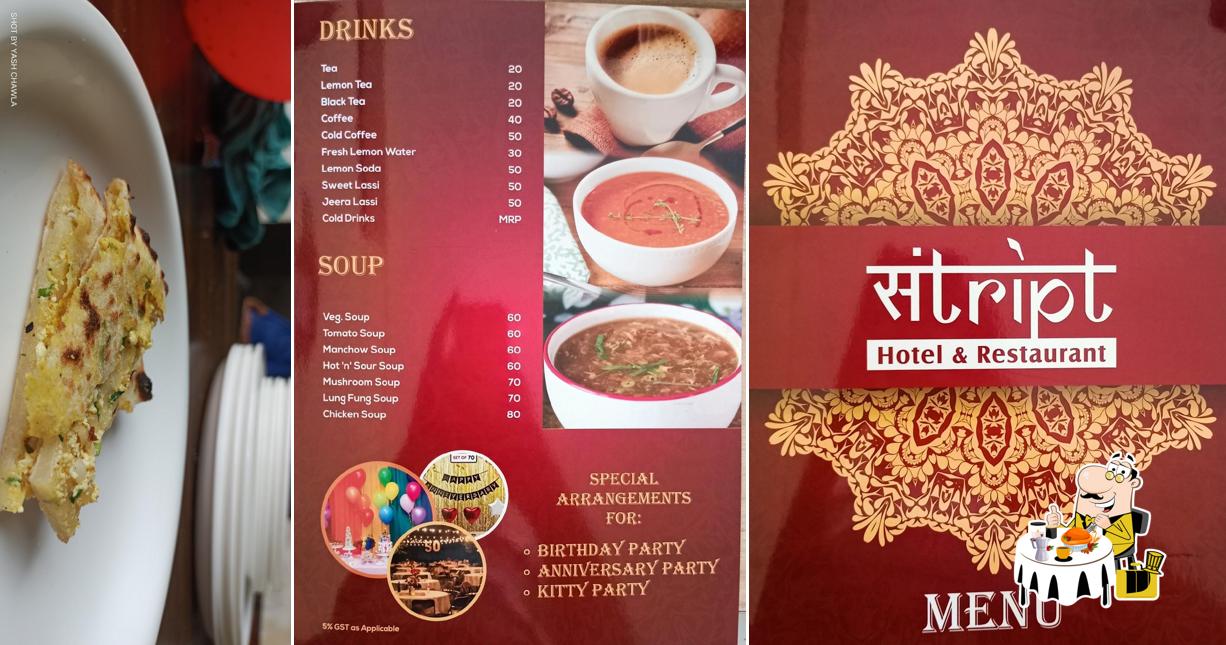 Food at SANTRIPT (HOTEL & RESTAURANT)