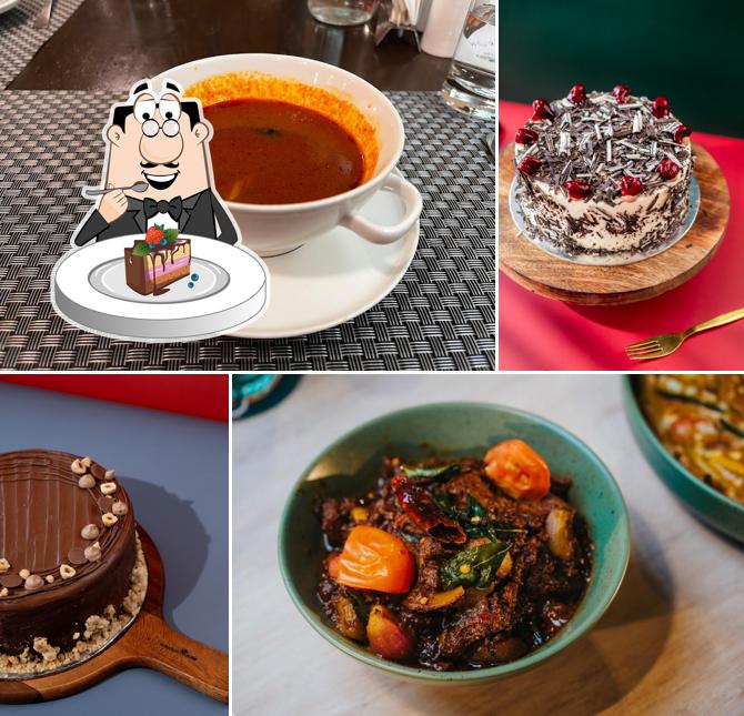 Chocolate cake at Spicebridge Multi Cuisine Restaurant