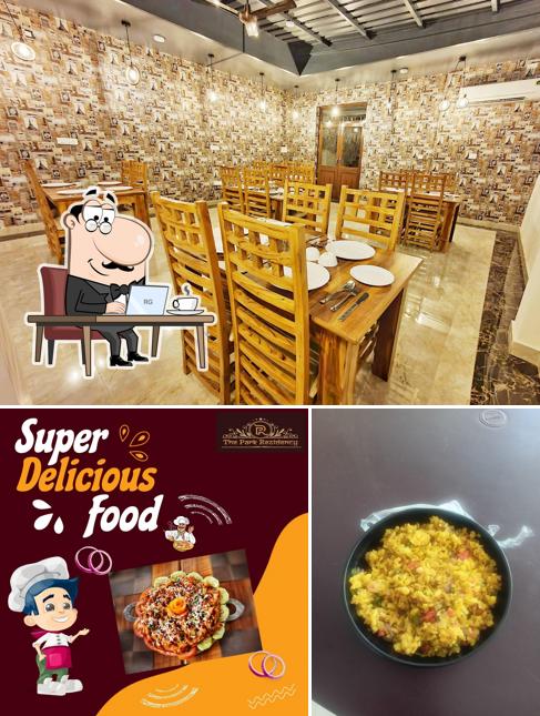 The interior of Hotel The Park Residency Restaurant