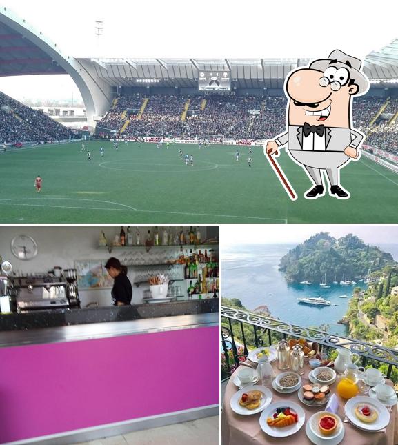 Tra le varie cose da Bar Da Vinci si possono trovare la esterno e bancone da bar