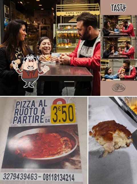 La cibo e interni del ristorante