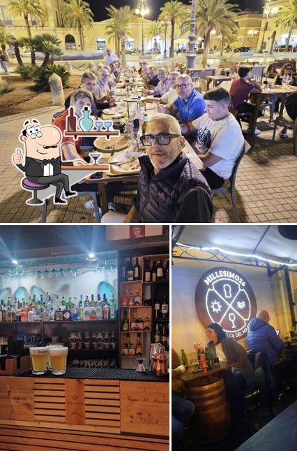 Gli interni di Millesimo 26 Enoteca del Mare