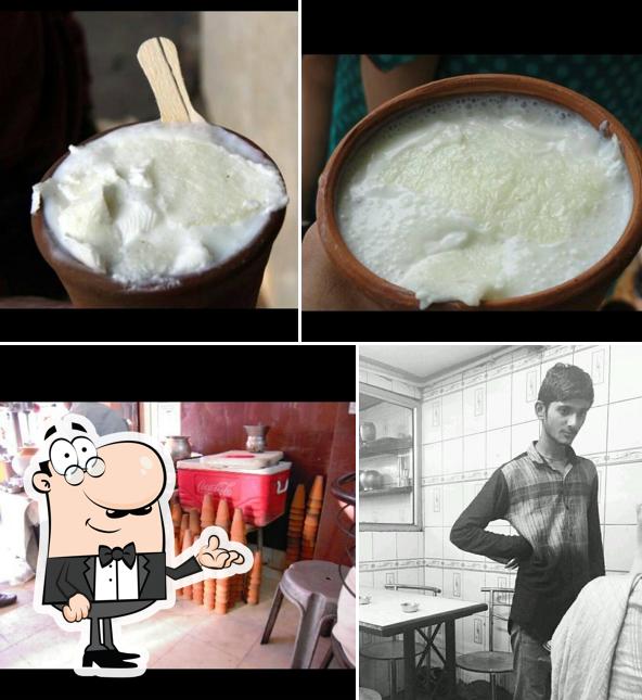 This is the image displaying interior and food at Lassiwala