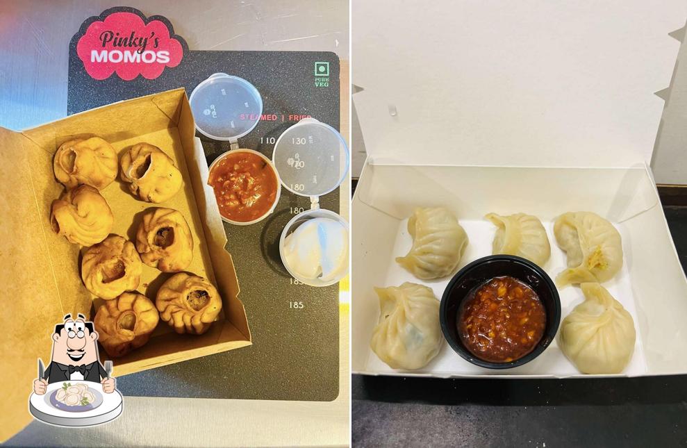 Dumplings at Pinky'S Momos