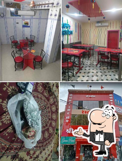 The interior of Shri Pokar Fast Food and Restaurant