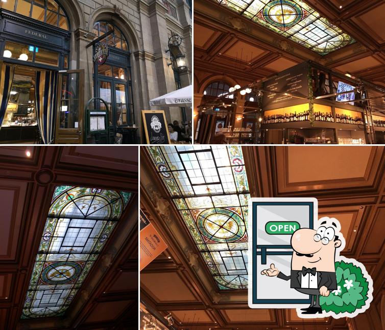 Goditi la vista dagli esterni di Brasserie Federal