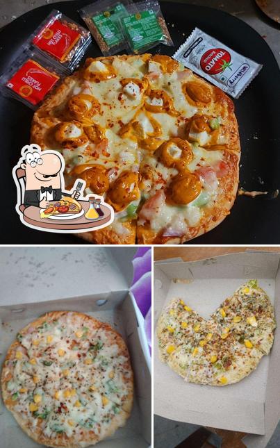 Pick pizza at Ten 11 café