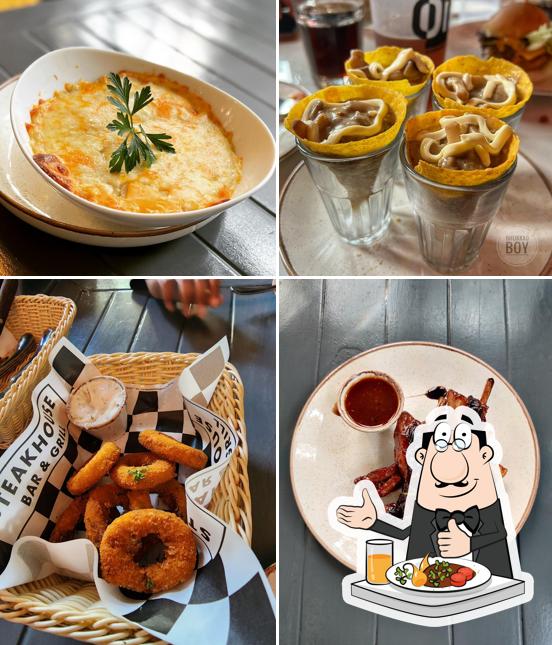 Food at Steakhouse Bar and Grill