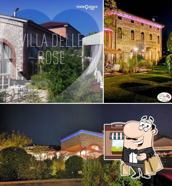 Goditi la vista dall'area esterna di Villa delle Rose