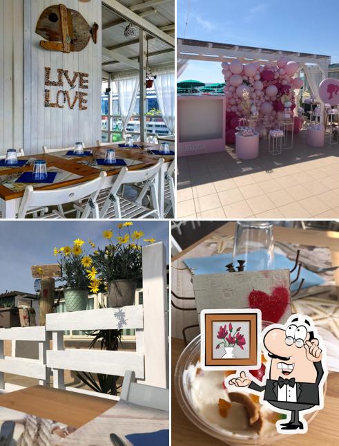 Gli interni di Bagno Sardegna Beach