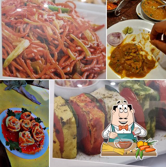 Spaghetti bolognese at Hotel New Vrindavan