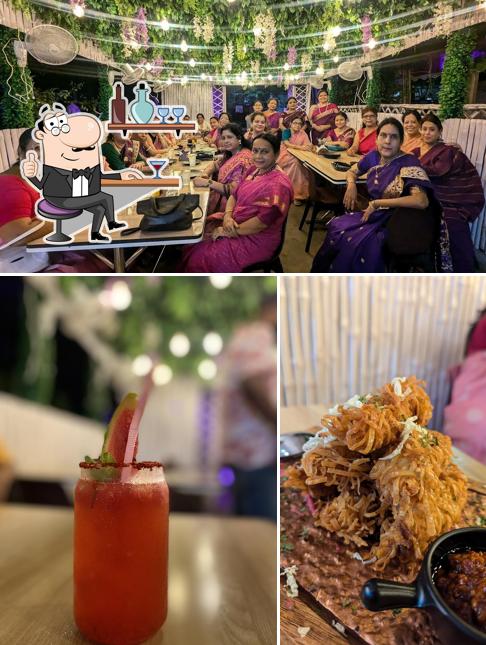 The interior of THE PURPLE CABBAGE