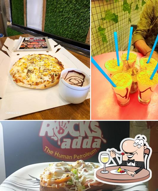 Food at Rocks Adda