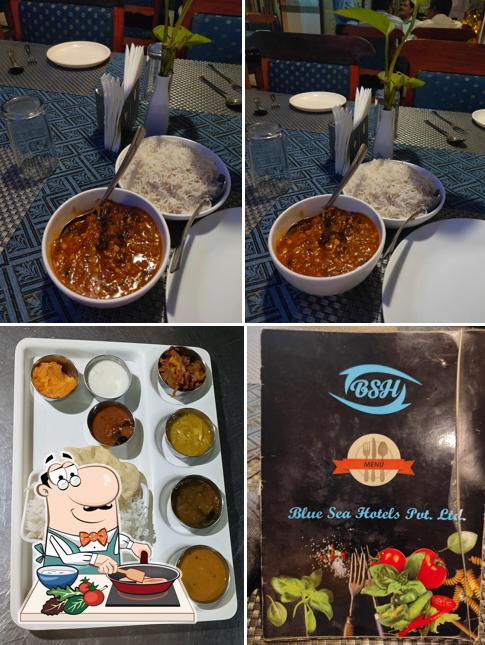 Chicken curry at Vegan Creek Pure Veg Restaurant