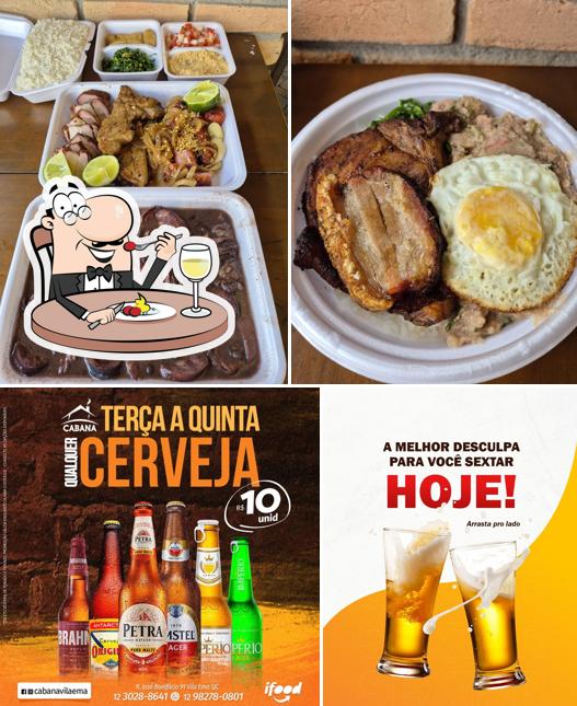 A imagem a Cabana Vila Ema’s comida e bebida