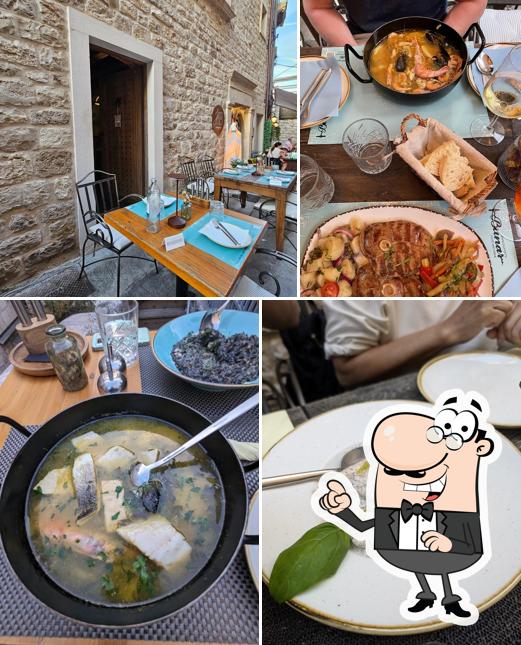 Gli interni di Konoba Bunar