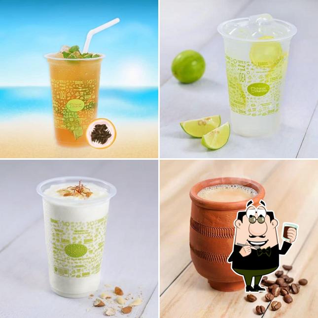 Enjoy a beverage at Chai Pe Charcha