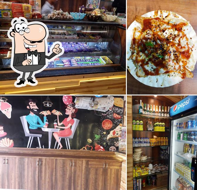 Take a look at the photo depicting interior and food at Saurabh Fast Food & Cafe