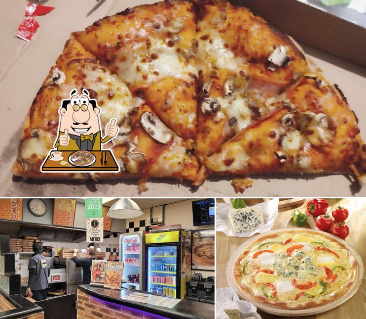 A Speed Rabbit Pizza, vous pouvez prendre des pizzas