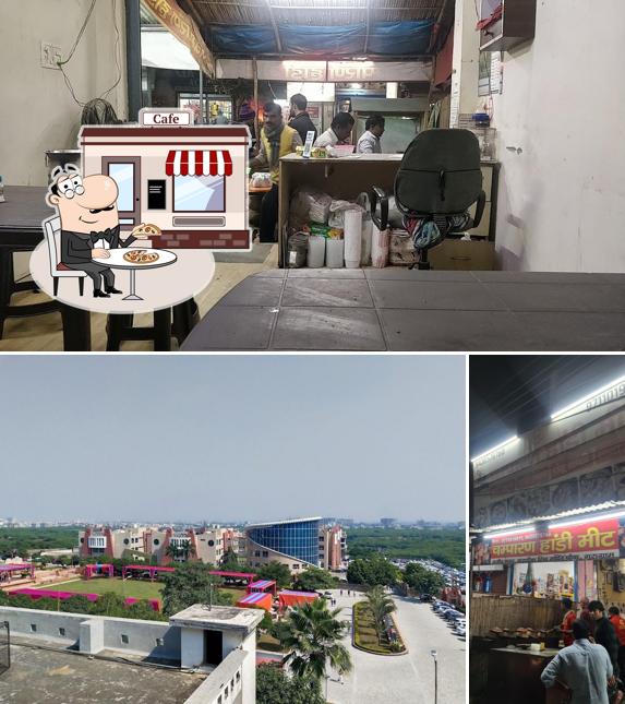 The picture of exterior and interior at Champaran Handi Meat