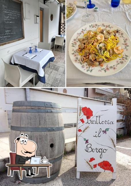 Dai un'occhiata agli interni di Trattoria Il Borgo