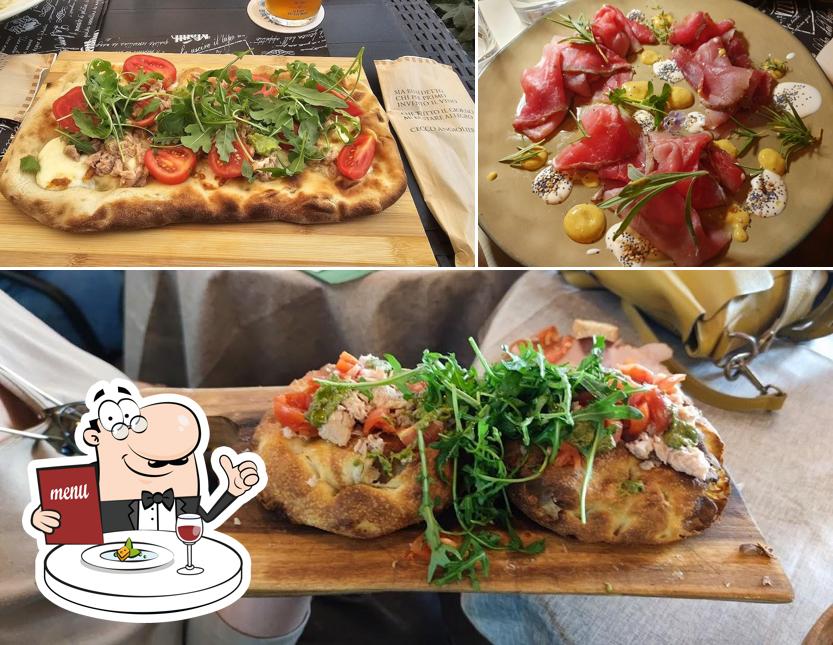 Platti al Al Fresco caffè con piccola cucina