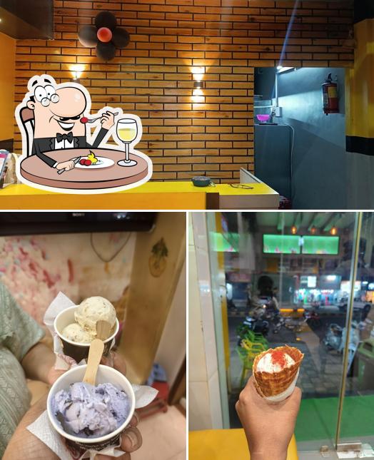 Among various things one can find food and interior at Cafe black spoon