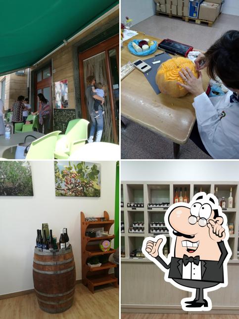 Gli interni di Il Pistacchio di Alfio Corica
