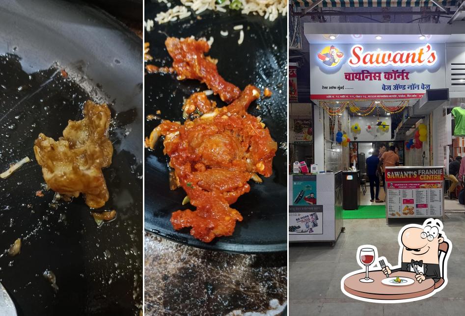 Food at Sawant's Chinese Corner