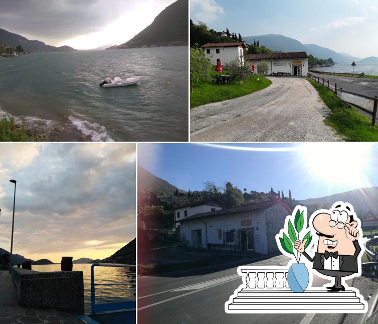 Puoi goderti l'aria fresca da seduto all'esterno di Soni
