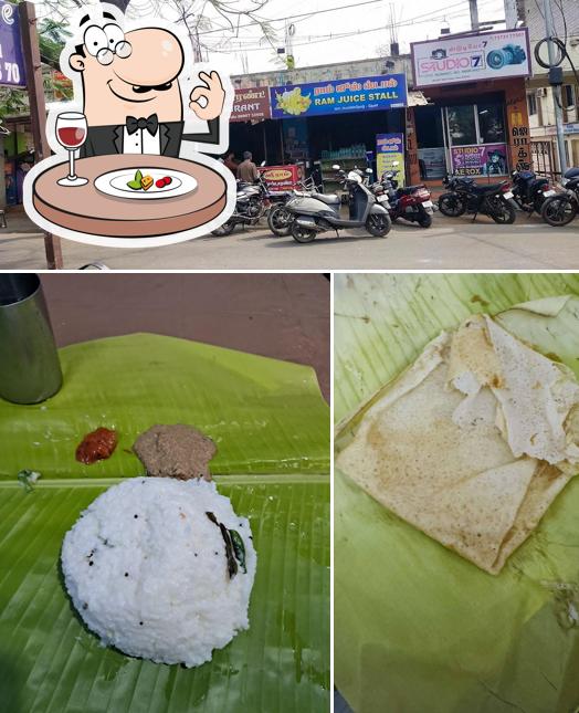 This is the photo displaying food and exterior at Sri Ram Restaurant