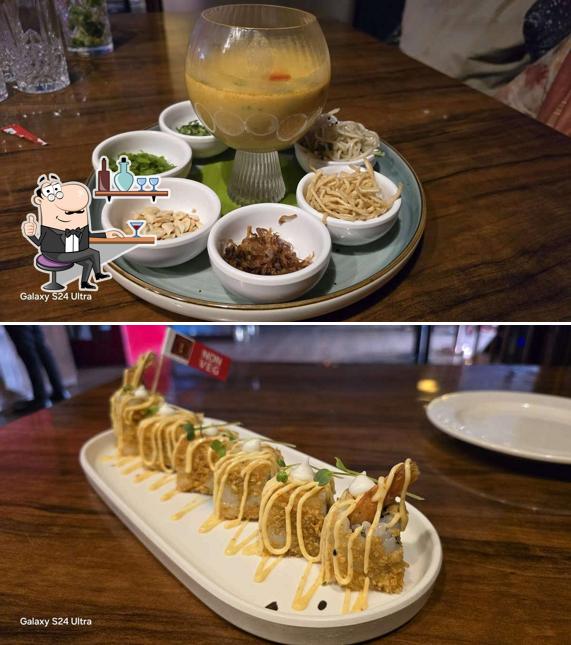 Take a seat at one of the tables at Tall Tales