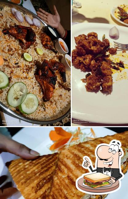 Grilled cheese sandwich at Hotel SVD