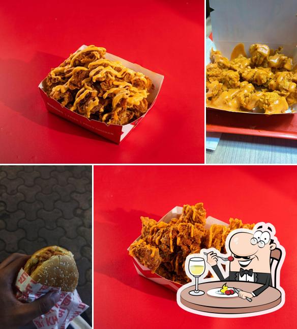 Meals at KHA - Burgers, Fries, Fried Chicken