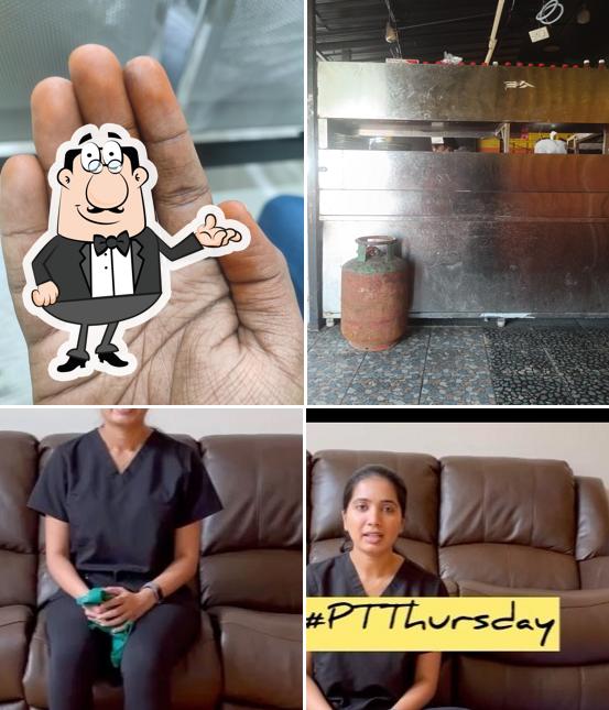 Among various things one can find interior and food at Anjana biriyani