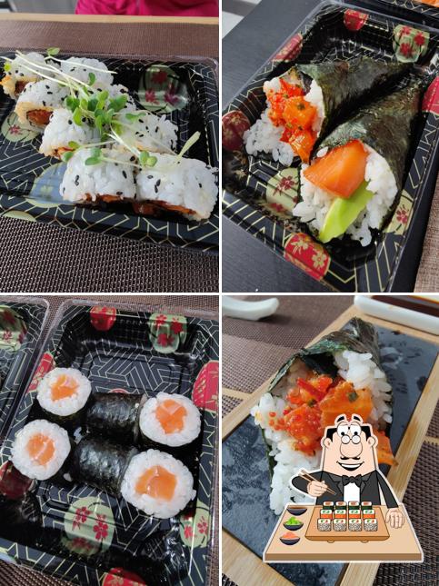 Prova le varie opzioni di sushi
