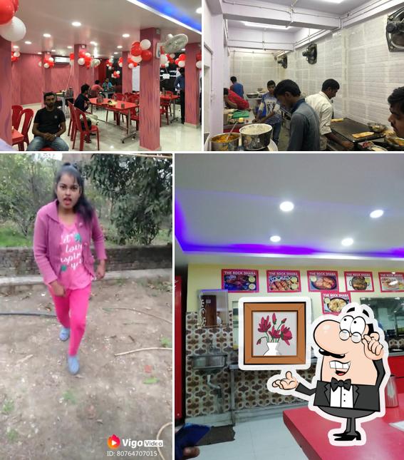 The interior of The Rock Dhaba