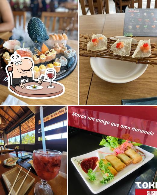 Comida em Toki Sushi