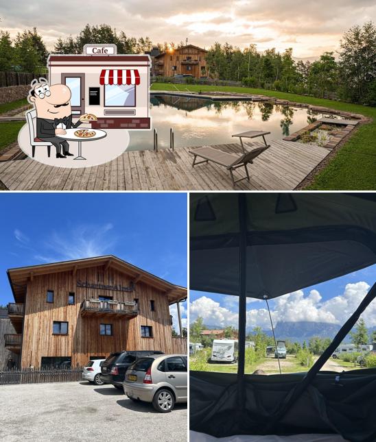 Guarda l'area esterna di Schartner Alm Campingplatz