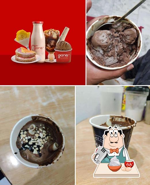 Giani serves a range of sweet dishes